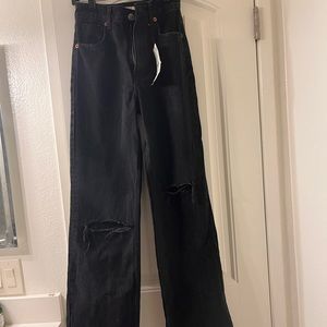 Zara, high waisted wide leg. Never worn